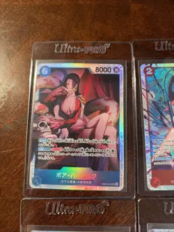 One Piece OP12 EB03 Super Rare Lot English & Japanese Cards Boa Hancock - Image 2