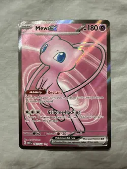 Pokemon Mew EX TCG Scarlet & Violet Holo Ultra Rare Card 193/165 NM Condition - Image 1