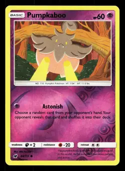 Pumpkaboo 44/111 Crimson Invasion LP Reverse Holo Pokemon Card TCG - Image 1