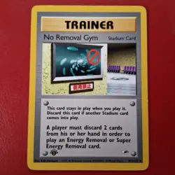 No Removal Gym 103/132 Gym Heroes Regular First Edition Pokemon Card LP - Image 1