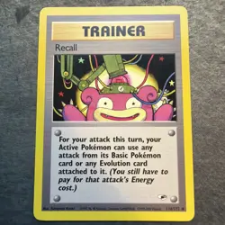 Pokemon Card - Recall Gym Heroes 116/132 Uncommon - LP - Image 1