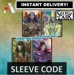 MAGIC MTGA MTG ARENA CODE CARD SECRET LAIR JUNE 2022 SUPERDROP 17 SLEEVES - Image 5