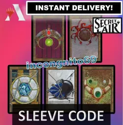 MAGIC MTGA MTG ARENA CODE CARD SECRET LAIR AUGUST 2022 SUPERDROP 22 SLEEVES - Image 3