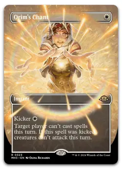 Orim's Chant (Borderless) #323 (NM) Modern Horizons 3 MH3 Magic MTG - Image 1
