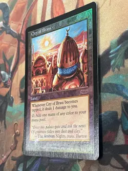 City of Brass Lightly Played LP FOIL - MTG Magic JSS Junior Series Promo - Image 3
