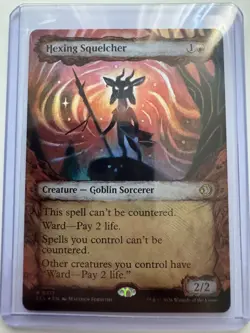 Hexing Squelcher - Showcase FOIL R #0317 MTG Lorwyn Eclipsed M/NM English - Image 1