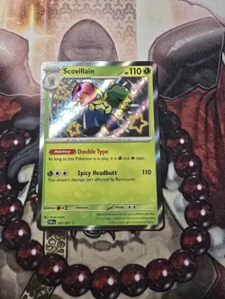 Pokemon TCG Scovillain 107/091 Baby Shiny Paldean Fates Scarlet & Violet NM - Image 1
