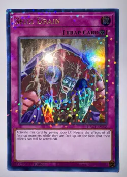 YuGiOh! - Skill Drain HAC1-EN028 Duel Terminal Ultra Rare 1st Edition Near Mint - Image 1