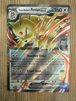 Team Rocket's Persian ex SVP218 Promo - Team Rocket Tins Pokemon NM - Image 1