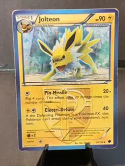 Pokemon TCG Jolteon (Team Plasma) 34/116 Plasma Freeze Regular Uncommon - Image 1