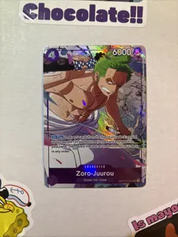 Zoro-Juurou Treasure Rare Alt Art ST18-004 One Piece Emperors in the New World - Image 1