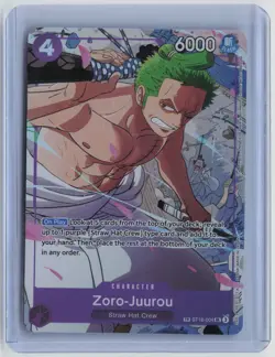 Zoro-Juurou ST18-004 Emperors in the New World One Piece Treasure Rare TR - Image 1