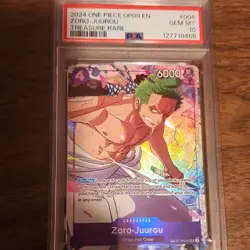 Namco Zoro-Juurou Emperors in the New World ST18-004 Treasure Rare Foil PSA 10 - Image 1