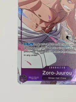 Zoro-Juurou ST18-004 Treasure Rare One Piece OP09 “Emperors in the New World” - Image 5