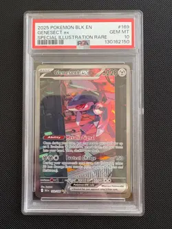 Genesect ex SIR - Pokemon SV Black Bolt - 169/086 PSA 10 Gem Mint - Image 1