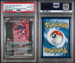 Genesect EX Black Bolt Holo Card 169/086 SIR PSA 10 POKEMON CARD - Image 3