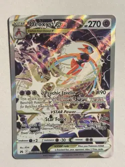Pokemon TCG Crown Zenith Deoxys VSTAR Galarian Gallery Holo Card GG46/GG70 - Image 1