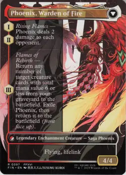 Joshua, Phoenix's Dominant (Borderless) R FINAL FANTASY 397 NM Normal MTG - Image 1