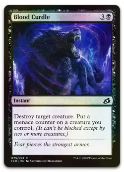 Blood Curdle #75 (Foil) (NM) Ikoria IKO Magic MTG - Image 1