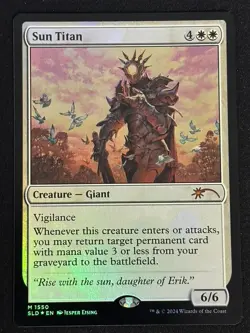 1x MTG Sun Titan (Rainbow Foil) - Secret Lair Drop Series (SLD) #1550 - Magic - Image 3