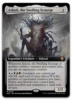 Azlask, the Swelling Scourge (Extended Art) #25 NM Modern Horizons 3 Magic MTG - Image 1
