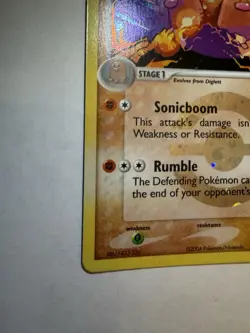 Pokemon TCG Dugtrio EX FireRed & LeafGreen reverse Holo Rare 22/112 2004 80 HP - Image 3