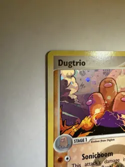 Pokemon TCG Dugtrio EX FireRed & LeafGreen reverse Holo Rare 22/112 2004 80 HP - Image 4