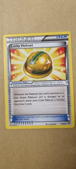 Lucky Helmet - Pokemon TCG - LP - Uncommon - Ancient Origins - Free UK P&P - Image 1