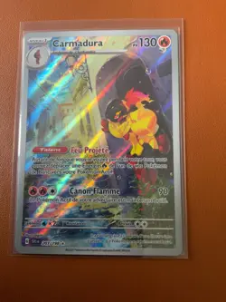 Carte Pokemon Carmadura illustration rare 203/198 EV01 Ecarlate & Violet Neuve - Image 1