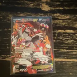 Pokemon Team Magma's Groudon EX Ultra Rare Full Art Holo Double Crisis 15/34 - Image 1