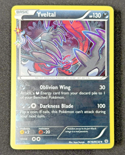 2016 TCG Pokemon #RC16/RC32 Yveltal Holo Generations Radiant Collection - Image 2