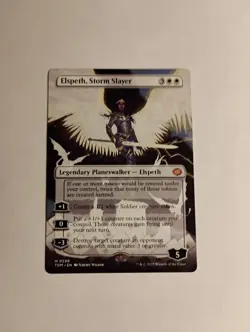 Elspeth, Storm Slayer (Borderless) Tarkir: Dragonstorm Regular - Image 1