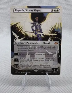Elspeth, Storm Slayer (Borderless) Tarkir: Dragonstorm Regular - Image 1