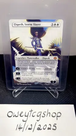 MTG Tarkir Dragonstorm Elspeth Storm Slayer Borderless Regular M 0398 - Image 1