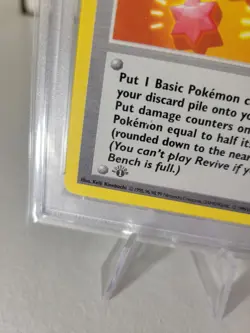 1999 Pokemon TCG Base Set FIRST EDITION Revive 89/102 PSA 7 - Image 2