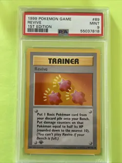Revive 89/102 Base Set 1st Edition PSA 9 - Image 1