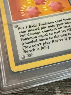 1999 Pokemon Base Set REVIVE 1st Edition #89 WOTC 89/102 - GEM MINT PSA 10 - Image 2