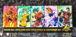 Dragon Ball super card game fusion world 1st anniversary set japanese version - Image 1