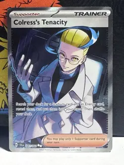 Pokemon Colress's Tenacity 087/064 SV: Shrouded Fable Full Art Ultra Rare Holo - Image 1