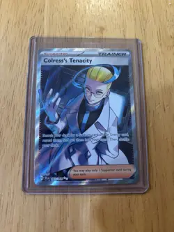 Pokemon TCG SV: Shrouded Fable #087/064 Colress's Tenacity NM - Image 1