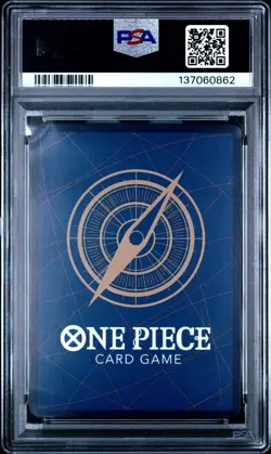 2024 ONE PIECE OP08 #109 TWO LEGENDS MONKEY D LUFFY TREASURE RARE PSA 10 GEM MNT - Image 2