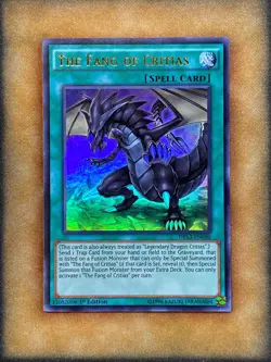 Yugioh The Fang of Critias DRL3-EN060 Ultra Rare 1st Ed NM - Image 1