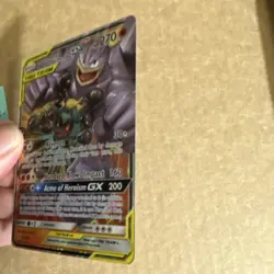Pokemon Marshadow & Machamp GX 82/214 Unbroken Bonds Ultra Rare Full Art Holo 2. - Image 5