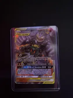 Pokemon Marshadow & Machamp GX 82/214 SM Unbroken Bonds TAG TEAM Holo - Image 1