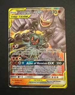 Pokemon - Marshadow & Machamp GX 82/214 Holo Unbroken Bonds - Image 1