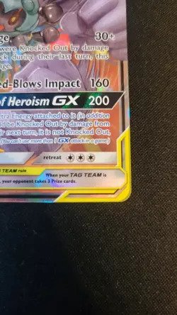Marshadow & Machamp GX 82/214 Unbroken Bonds Ultra Rare Tag Team Holo Pokemon - Image 5