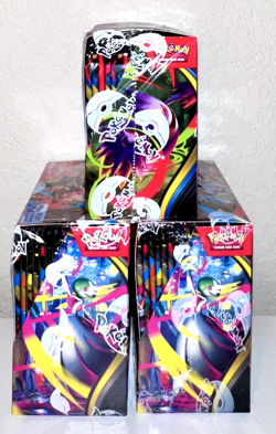 Pokemon TCG Phantasmal Flames & Mega Evolution Enhanced Booster Boxes (Lot Of 3) - Image 2