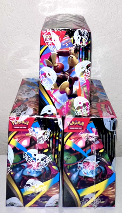 Pokemon TCG Phantasmal Flames & Mega Evolution Enhanced Booster Boxes (Lot Of 3) - Image 4