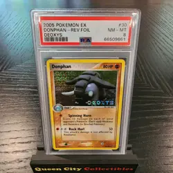 DONPHAN REV FOIL - PSA 8 - 2005 Pokemon EX DEOXYS (STAMPED) - #30 - Image 1