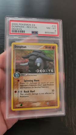 DONPHAN REV FOIL - PSA 8 - 2005 Pokemon EX DEOXYS (STAMPED) - #30 - Image 2